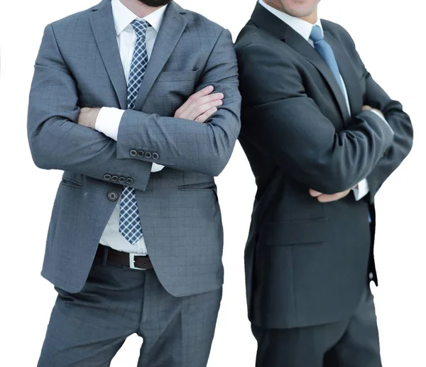 並んで立っている 2 人のビジネスマンのクローズ アップ — ストック写真