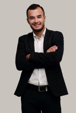 iş erkek gülümseyen portresi .