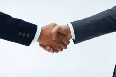 İş adamlarının el sıkıştığı bir anlaşma.