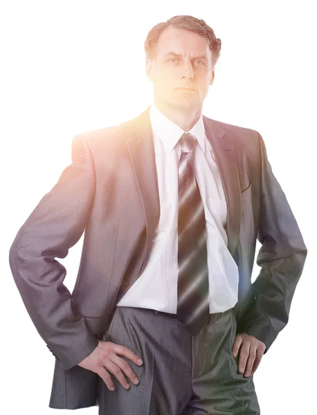 Porträt eines gutaussehenden Geschäftsmannes — Stockfoto