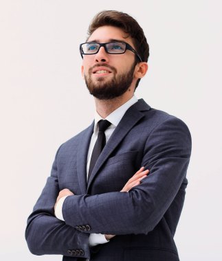 Düşünceli yakışıklı adam başını kaldırdı.