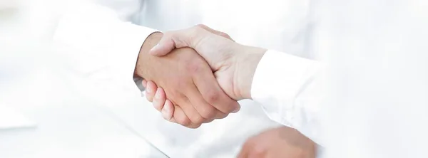 Detail business handshake. — Stock fotografie