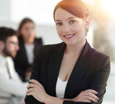 Kendine güvenen modern iş kadını