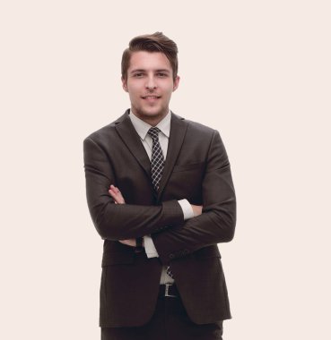 tam growth.confident işadamı.