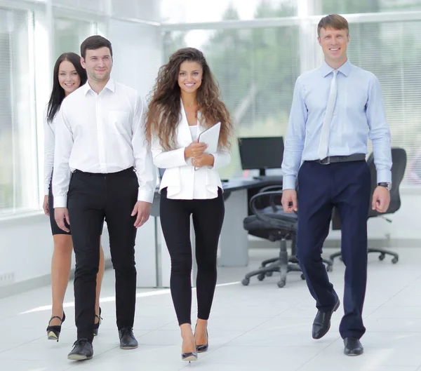 Group of young business people in office — Stock Photo, Image