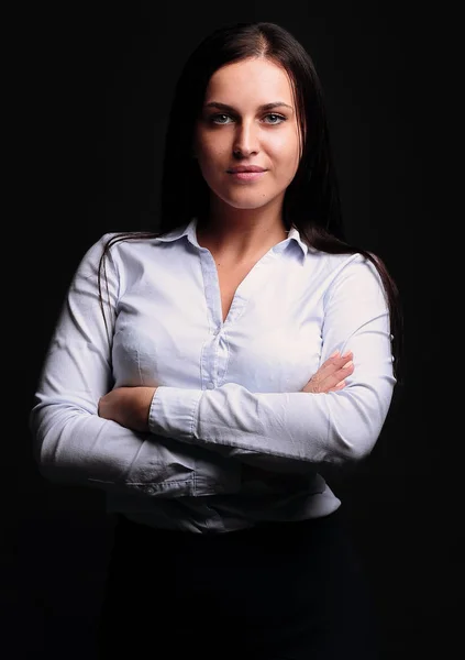 Retrato de una joven empresaria . —  Fotos de Stock