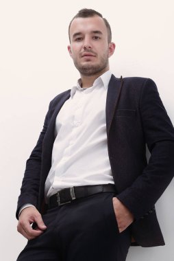 tam growth.bottom emin işadamı görünümünde .