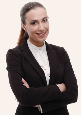 portre. iş takım elbiseli kendine güvenen kadın Yöneticisi