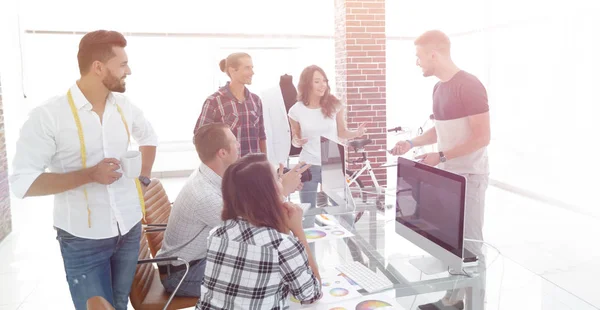 Group of designers working in a modern office. — Stock Photo, Image