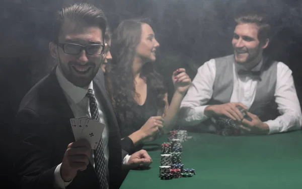 Arka plan görüntüsü. poker oyunu. — Stok fotoğraf