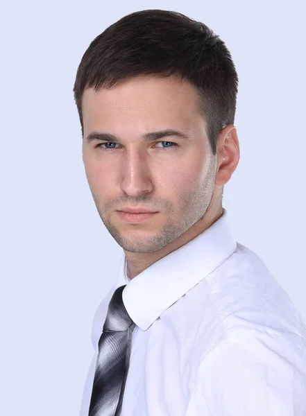 Close-up. face of a successful business man — Stock Photo, Image