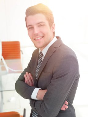 closeup.a başarılı genç adam