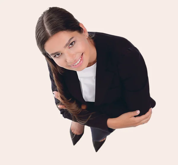 Vista desde la mujer de negocios top.young — Foto de Stock