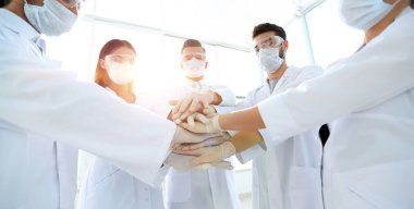 bir grup profesyonel doktor.