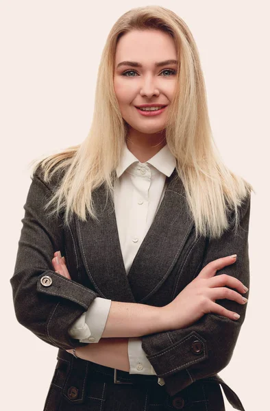 Porträtt av modern business woman.i — Stockfoto