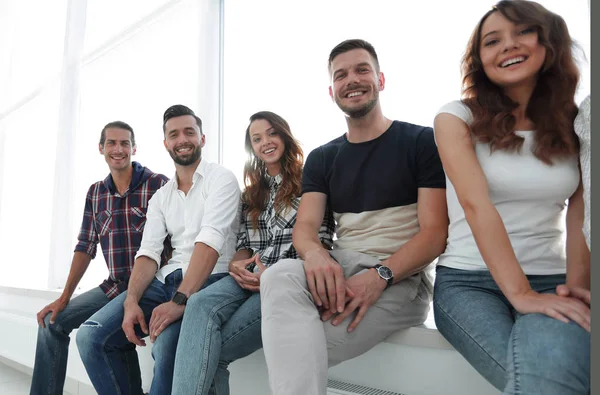 Imagem de fundo criativo equipe de negócios . — Fotografia de Stock