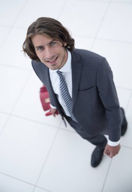 Bagaj ile top.businessman üzerinden görüntülemek