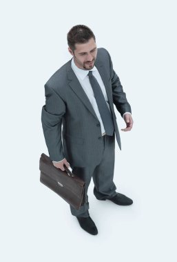 top.an deneyimli avukat ile bir evrak çantası'nı göster.