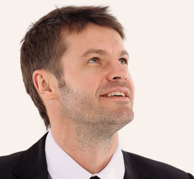 portre .portrait yakışıklı işadamı.