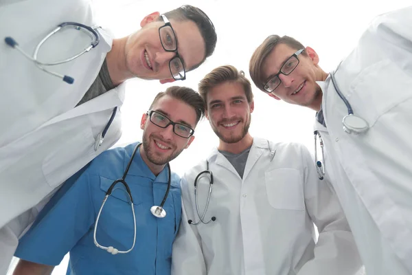 Fondo view.a grupo profesional de médicos — Foto de Stock