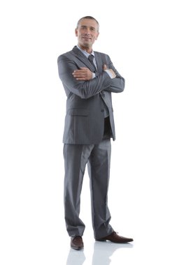 tam büyüme. modern iş adamı portresi.