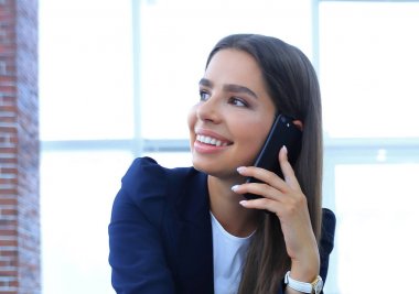 closeup.The kadın Yöneticisi ofiste