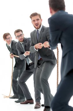 Teambuilding.The halat iş takımları arasında.