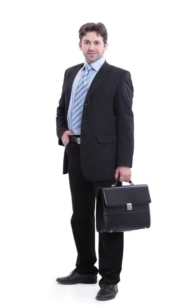 In full growth. portrait of a successful businessman — Stock Photo, Image