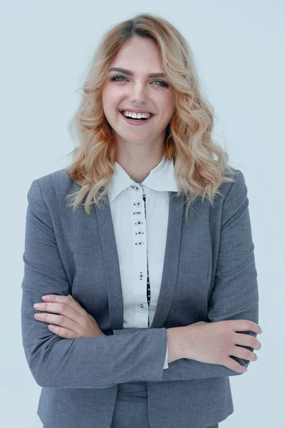 Retrato de uma mulher de negócios sorridente — Fotografia de Stock