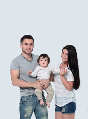 Anne ile oğlu stüdyo çekim