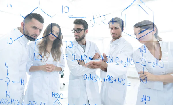 Group of laboratory employees. — Stock Photo, Image