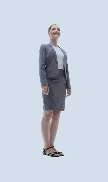 Бизнес-концепция: бизнес-женщина-лидер — стоковое фото