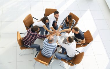 En baştan görüntüleyin. iş takım kendi birlik gösterir