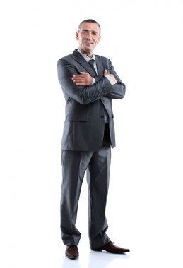 tam büyüme. modern iş adamı portresi.