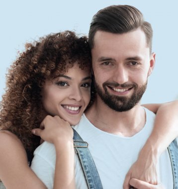 onların apar almayı hayal bir yeni evli çift portre