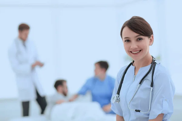 Trabalhador médico no Centro Médico — Fotografia de Stock