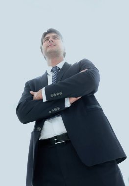 dört gözle başarılı iş adamı