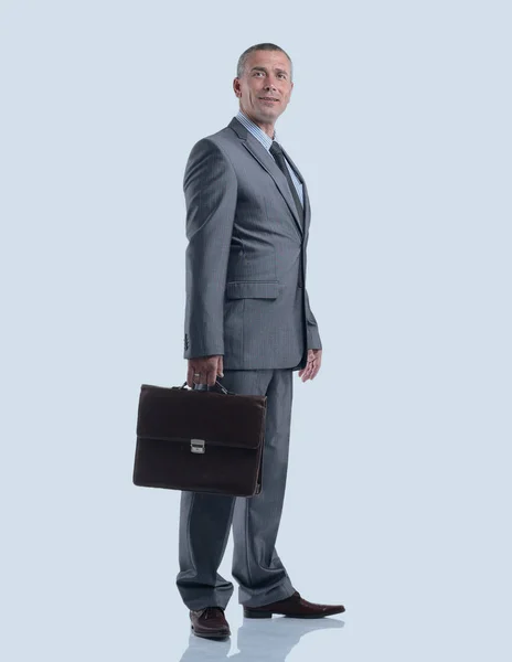 In full growth.portrait of an experienced lawyer. — Stock Photo, Image