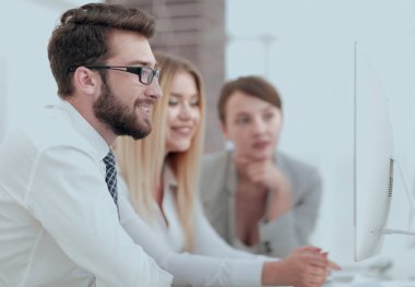 arka plan görüntüsü bir masada bir iş takımının.