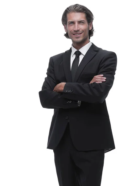 In full growth.confident businessman. — Stock Photo, Image