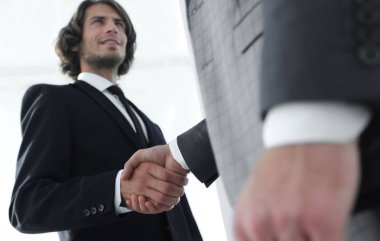 Müvekkille etkili pazarlıklar. İş konsepti fotoğrafı.