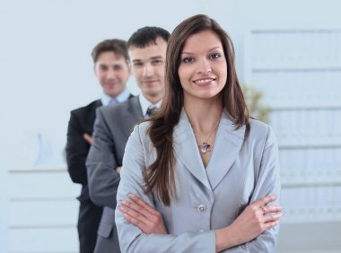 iş kadını ve iş takım