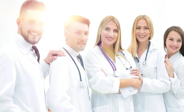 Porträtt av framgångsrika medicinska team — Stockfoto