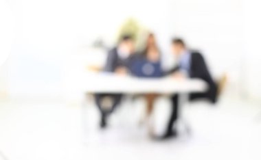 iş geçmişi. iş takım bulanık görüntü