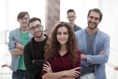 closeup.Creative iş takım.