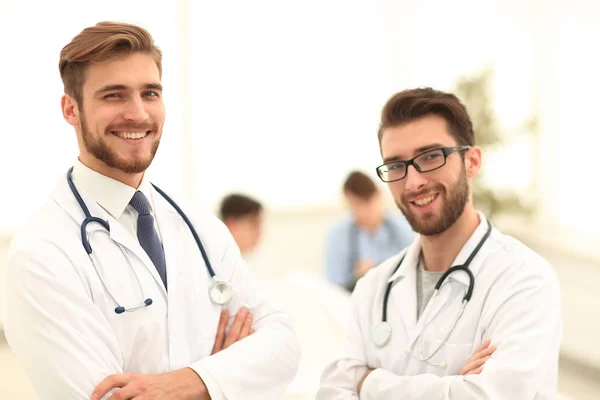 Leading specialists of the clinic.the concept of health — Stock Photo, Image