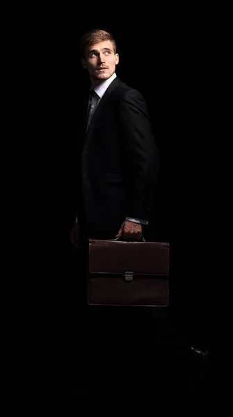 スタイリッシュで自信を持っているビジネスマンの肖像画 — ストック写真