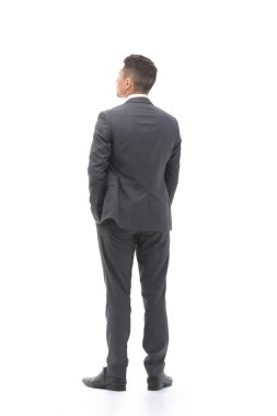 arka view.businessman kopya alanı seyir