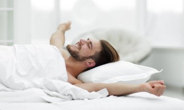 Pazar sabahı uyanma iş adamı