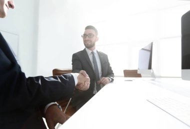 iş karşılıklı. kopya alanı ile fotoğraf.